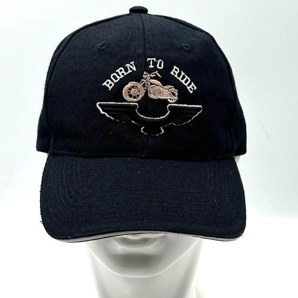 Born To RIDE Cap - Velcro Strapback